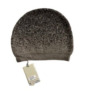 NWT Barefoot Dreams Women's CozyChic Lite Confetti‎ Beanie Hat Storm Gray Brown